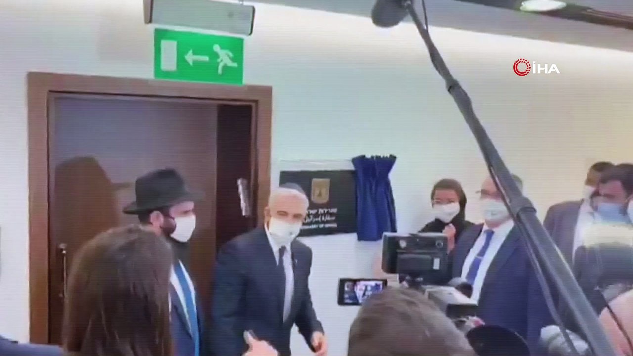 - İsrail Dışişleri Bakanı Lapid, Abu Dabi’de- İsrail'in Abu Dabi Büyükelçiliği açıldı