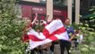 England fans gather at Wembley ahead of Germany clash