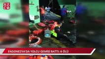 Endonezya’da yolcu gemisi battı: 6 ölü