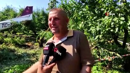 Uçak düşen bahçenin sahibi: “Ben geldiğimde yaralıların durumu iyiydi”