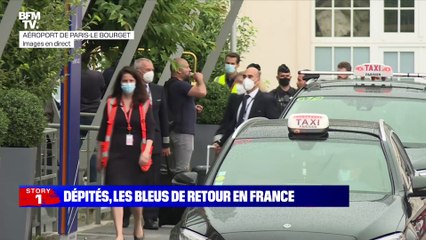 Story 1 : Dépités, les Bleus de retour en France - 29/06