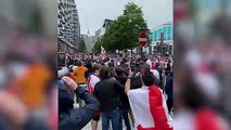 Euro2020, l'invasione dei tifosi a Wembley in attesa di Inghilterra-Germania