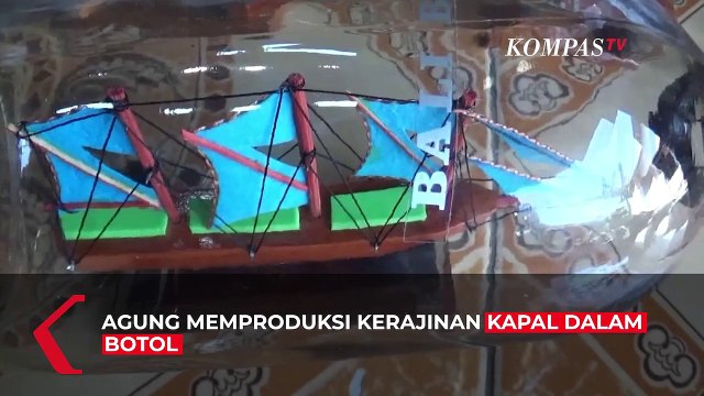 Kerajinan Kapal Dalam Botol Asal Klaten Tembus Pasar Internasional