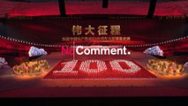 China's Communist Party stages mega centenary show