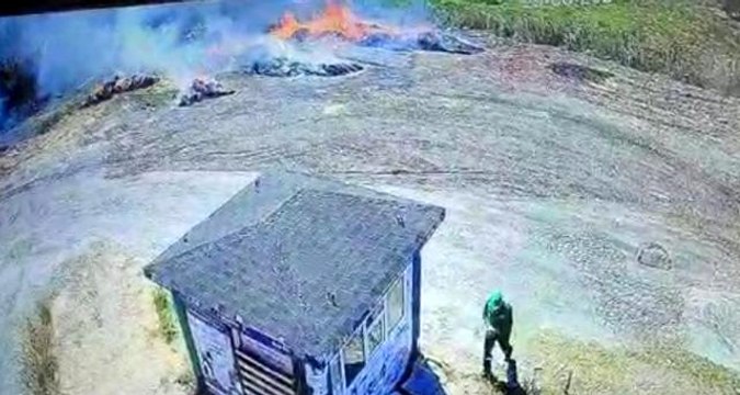 Bursa'da ormanlık alanda çıkan yangına temizlik işçisi sebep olmuş