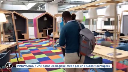 Innovation / une borne écologique créée par un étudiant tourangeau