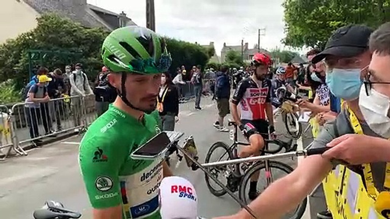 Alaphilippe : "Je suis content pour Mark Cavendish"