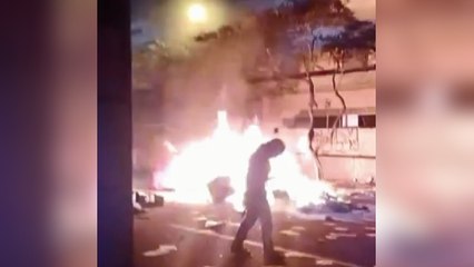 En Antioquia encapuchados intentaron quemar clínica con más de 60 pacientes renales adentro