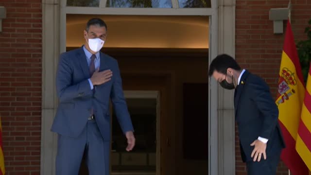 Sánchez recibe a Aragonés en Moncloa