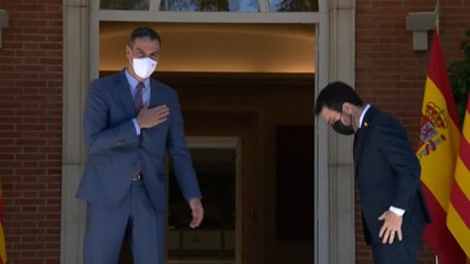 Sánchez recibe a Aragonés en Moncloa