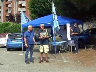 PROTESTA DEGLI AGENTI DI POLIZIA