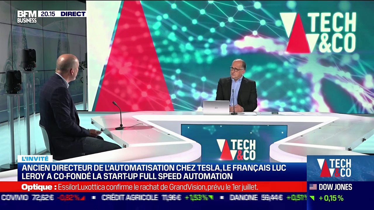 Luc Leroy (Full Speed Automation) : Ancien directeur de l'automatisation chez Tesla, le Français Luc Leroy à co-fondé la start-up Full Speed Automation - 29/06