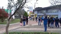 Serra de SC registra neve durante a tarde pelo segundo dia consecutivo