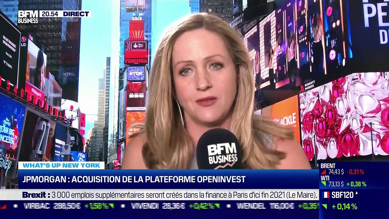 What's up New York : Acquisition de la plateforme OpenInvest par JPMorgan - 29/06