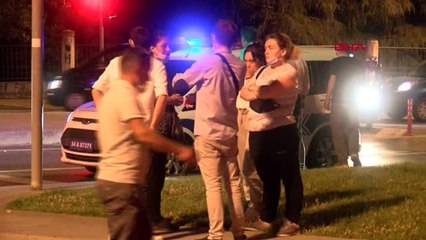 İSTANBUL-KAĞITHANE'DE TAKSİ İLE OTOMOBİL ÇARPIŞTI