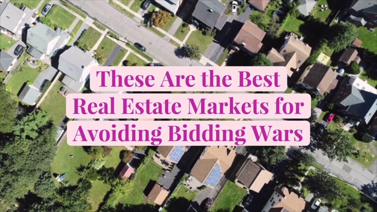 These Are the Best Real Estate Markets for Avoiding Bidding Wars