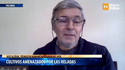 Cultivos amenazados por las heladas