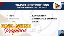 Pilipinas, pinalawig ang travel ban sa ilang bansang may mataas na COVID-19 cases