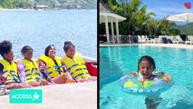 Vanessa Bryant�s Jamaican Vacation w_ Daughters