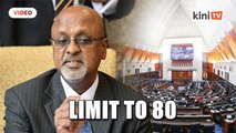 Sivarasa: No need for hybrid Parliament sitting, just limit it to 80 lawmakers