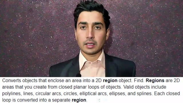 AutoCAD class 37 in اردو / हिंदी | Boundary Commands in AutoCAD | Region command in AutoCAD | saqib