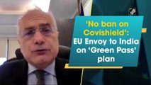 No ban on Covishield: EU Envoy to India on ‘Green Pass’ plan