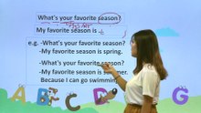 120句型What's  your favorite season？|小学英语|知识点|五年级下