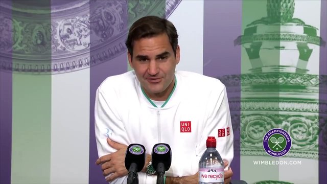 Wimbledon 2021 - Roger Federer : Au deuxième tour, je serais sans doute plus relax et je me réjouis de jouer contre Richard Gasquet