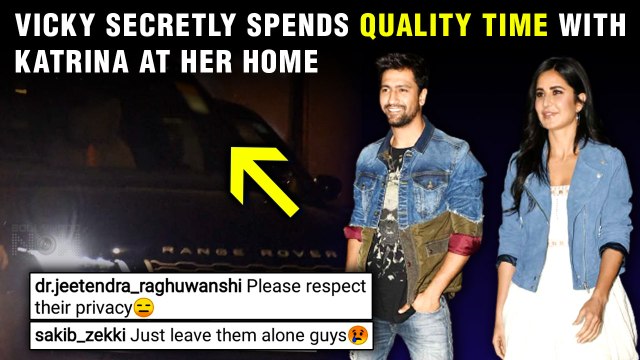 Vicky Kaushal Secretly Meets Katrina At Her Residence | Netizens Angry Reaction On Paparazzi
