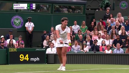 Ashleigh Barty vs Carla Suarez Navarro, premier tour