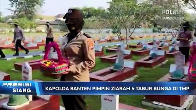 Kapolda Banten Pimpin Ziarah dan Tabur Bunga di TMP