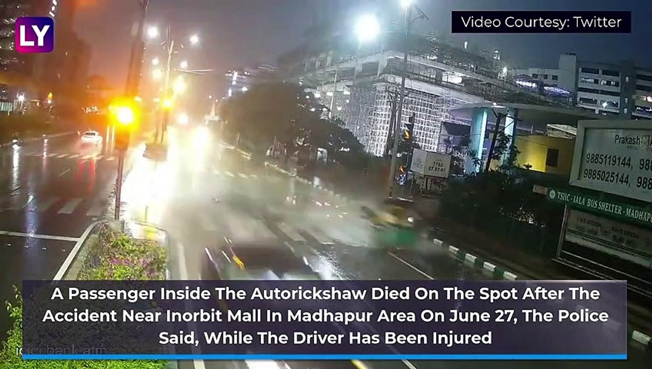 Hyderabad: Horrifying Hit-And-Run Between Audi Car And Autorickshaw Caught On CCTV