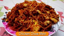 Chicken Chow Mein Recipe In Bengali | Tasty And Easy Chow Mein Recipe | Bengali Recipe