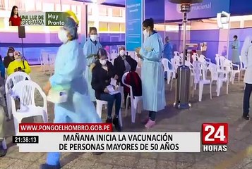 Covid-19: El 10 de julio se iniciará la vacunación a personas mayores de 47 años