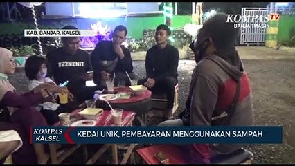 Kedai Unik, Pengunjung Bayar Makan dan Minum dengan Sampah