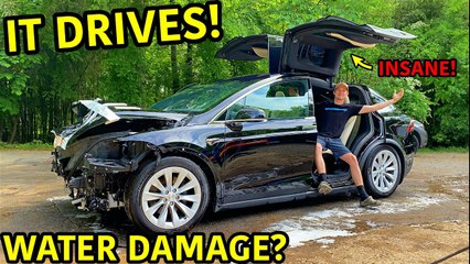 Download Video: Rebuilding A Wrecked 2020 Tesla Model X Part 2