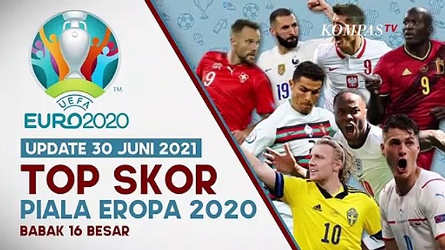 Update Top Skor Piala Eropa 2020, Peluang Baru Schick hingga Lukaku