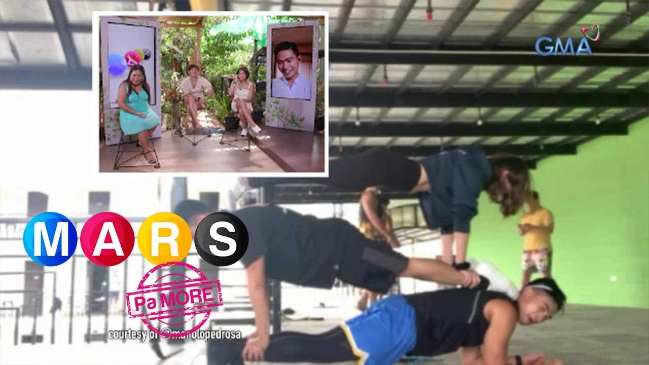 Mars Pa More: Manolo Pedroso, EFFORTLESS sa pagbuhat kina Dave Bornea at Pauline Mendoza | Sa Mars Pa More Ka Magpaliwanag