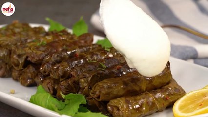Anne Usulü Muhteşem Soslu Yaprak Sarma  Parmaklarınızı Yiyeceksiniz!