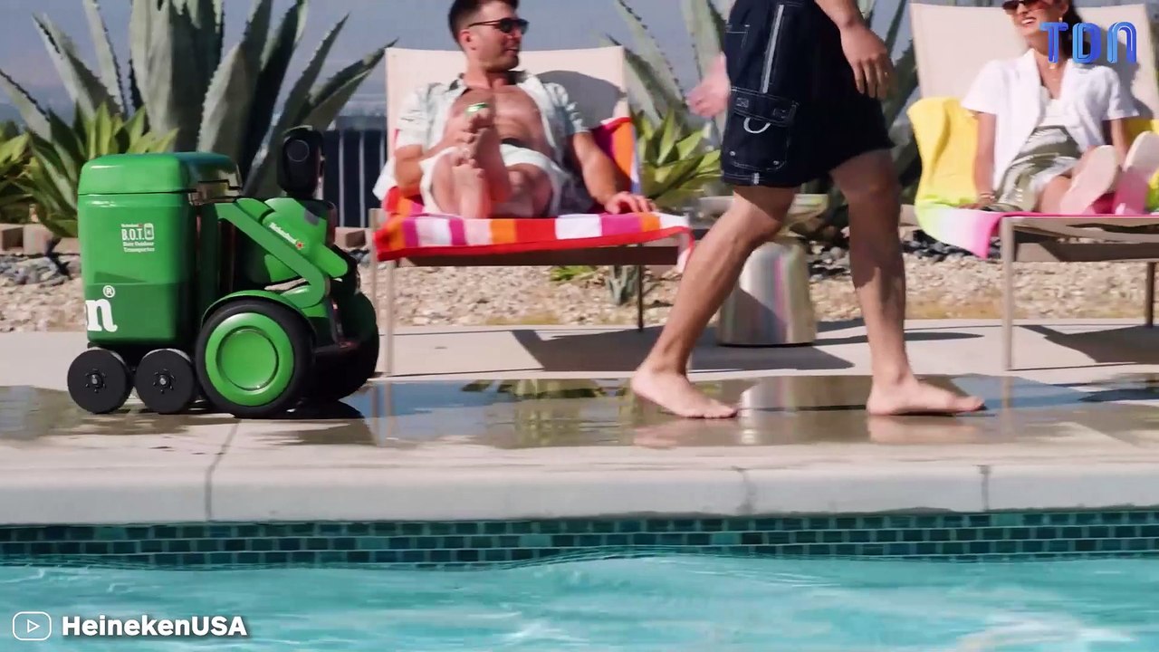 Heineken a inventé une glacière robot qui vous suit partout avec des bières fraiches
