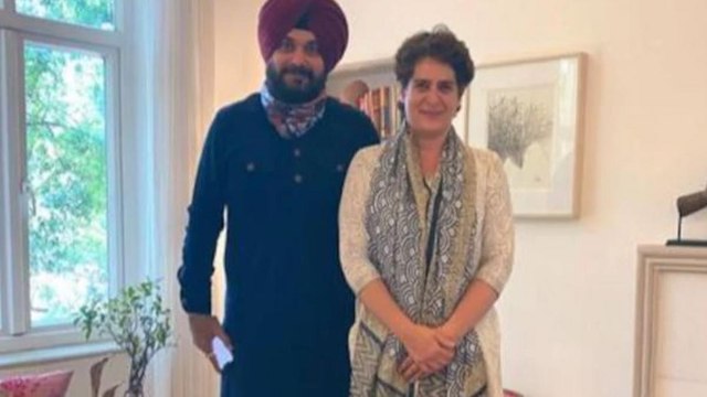 Punjab Crisis: Navjot Singh Sidhu meets Priyanka Gandhi
