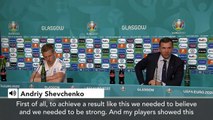'We believed & we were strong' Shevchenko after Ukraine win