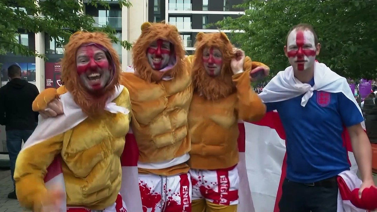 Fans at Wembley Stadium give their verdict after England beat Germany