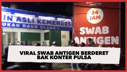 Viral Lapak Tes Swab Antigen Murah, Berderet Bak Konter Pulsa