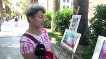 - 10 yaşındaki Dila'dan resim sergisi- Sinop'ta 7 yaşında resme başlayıp 10 yaşında ilk sergisini açtı