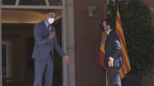 Sánchez y Aragonès retoman la mesa de diálogo pero con posiciones inamovibles