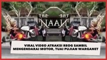 Viral Video Atraksi Reog Sambil Mengendarai Motor, Tuai Pujian Warganet