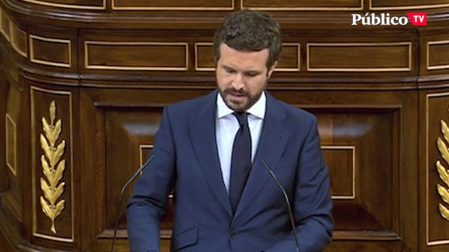 Pablo Casado pronuncia un discurso más propio de la ultraderecha