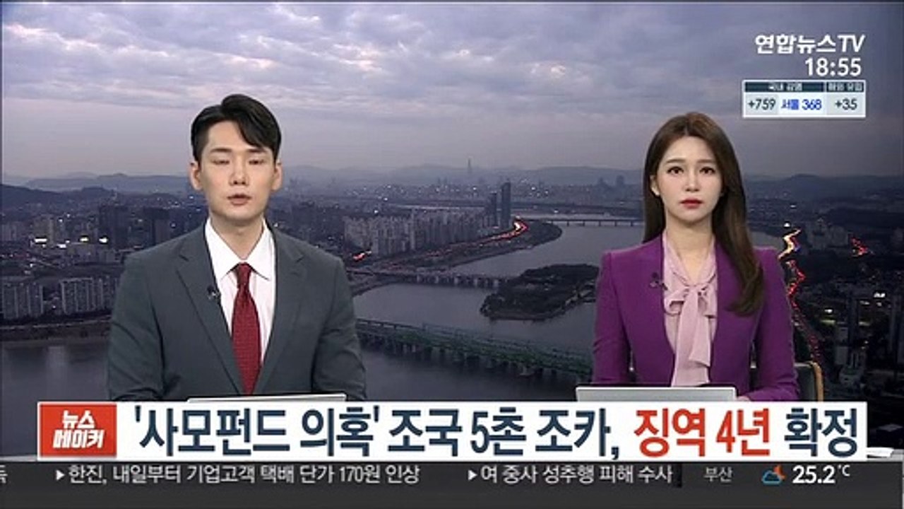 '사모펀드 의혹' 조국 5촌 조카, 징역 4년 확정
