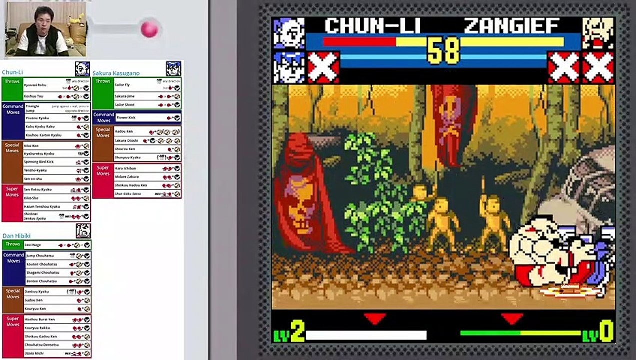 (NeoGeo Pocket Color) SNK vs. Capcom MotM - 31 - Team Mode - Go Sakura! - Lv Gamer